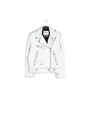 Oversized biker jacket