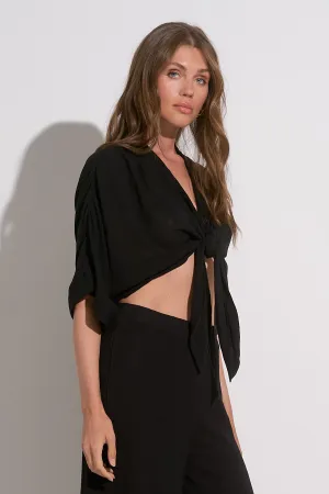 Parisian Dawn Tie Front Top