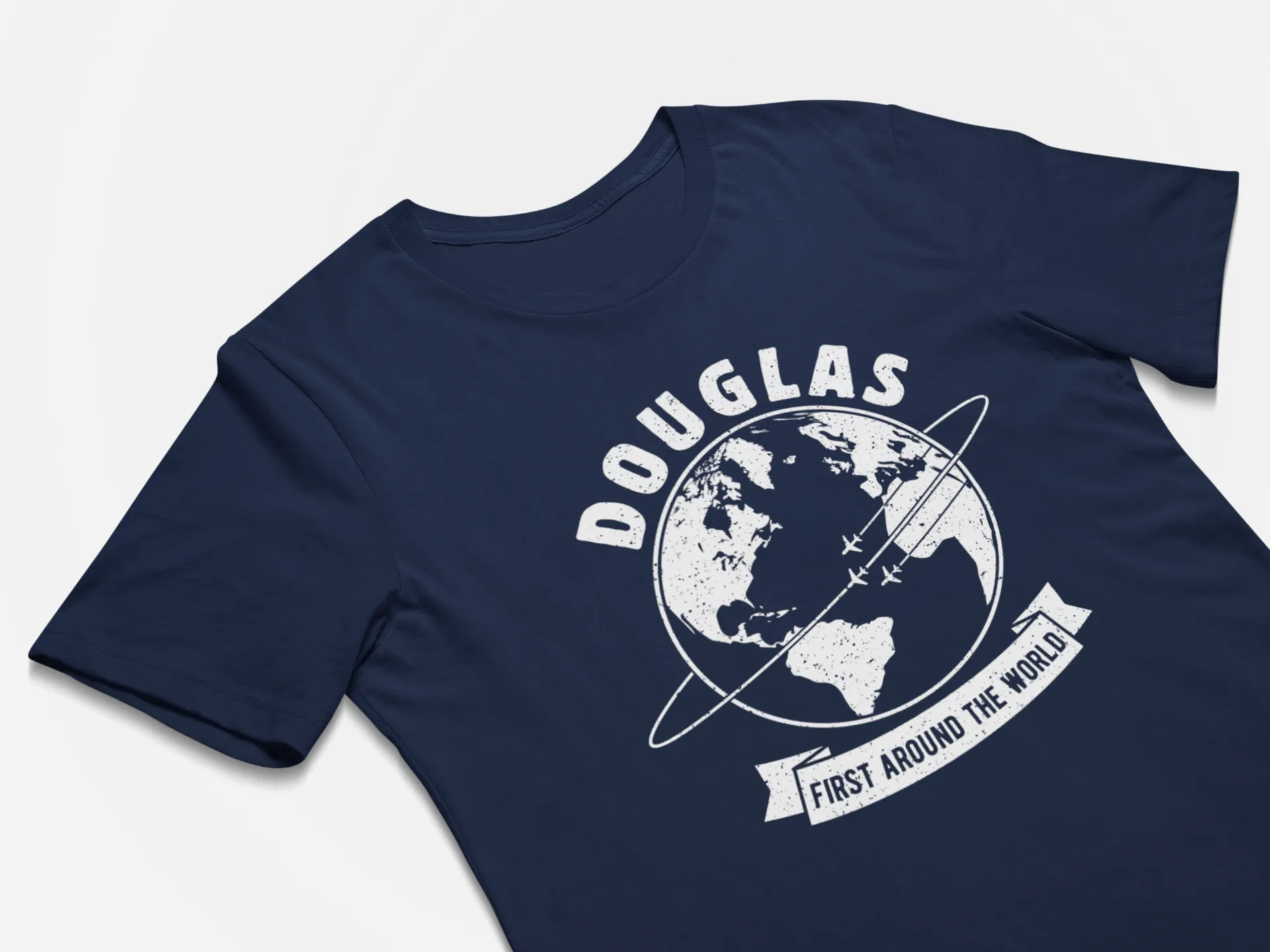 Pilot T-Shirts Douglas Aircraft Company First Around The World