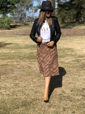 Pintuck Biker Jacket