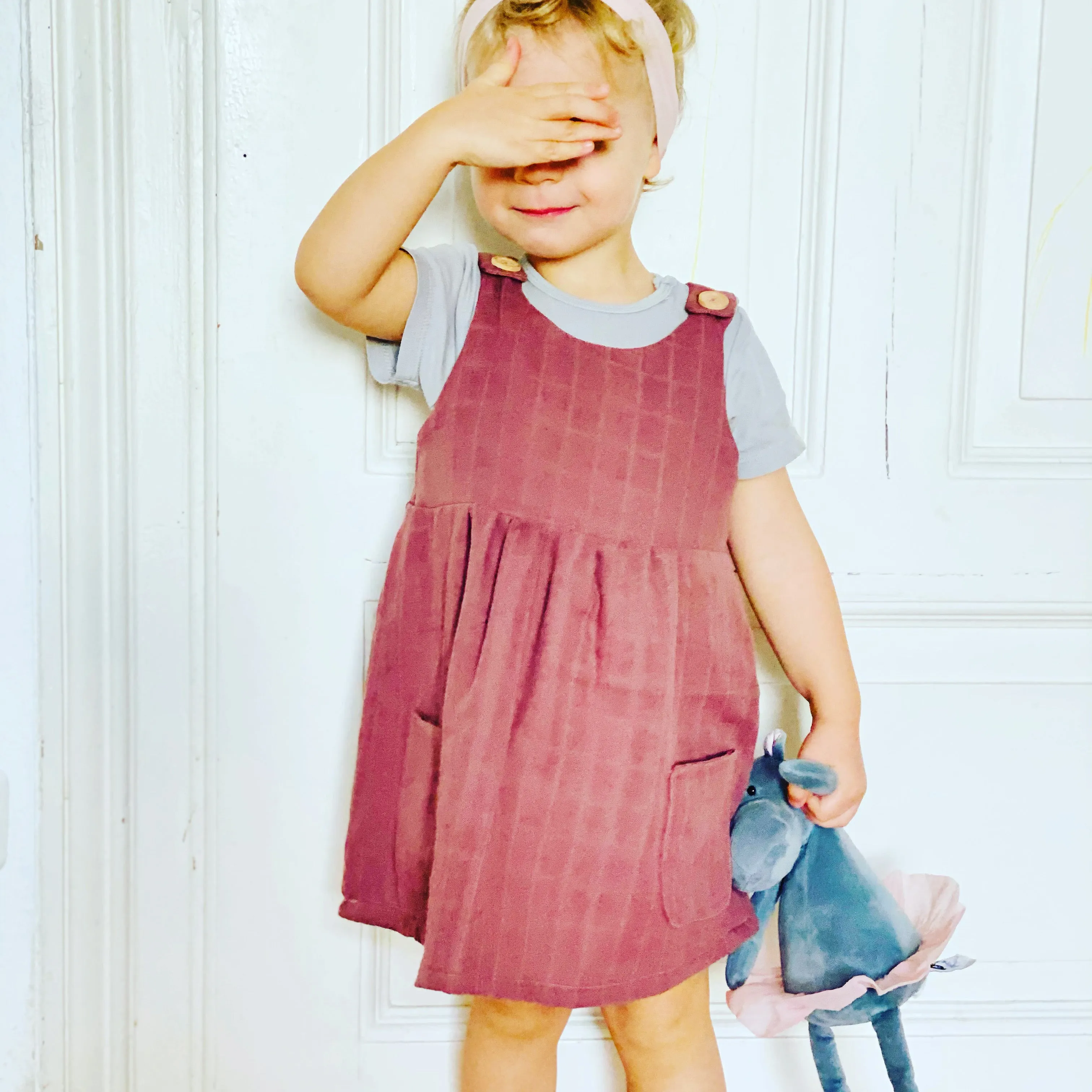 Pocket Pinafore dress pattern