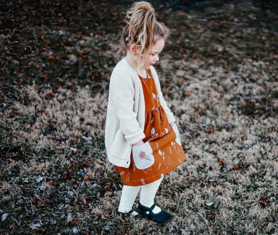 Pocket Pinafore dress pattern