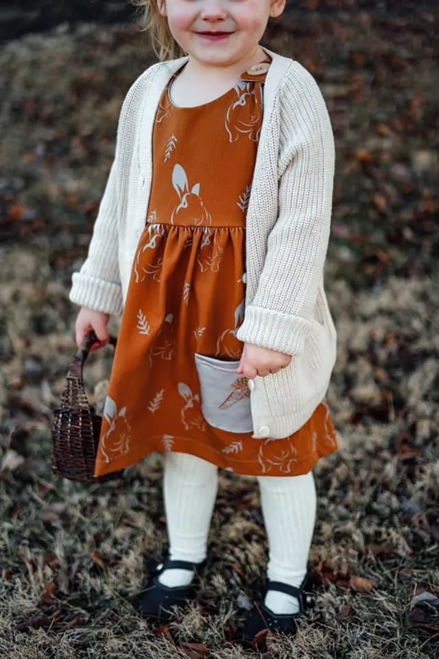 Pocket Pinafore dress pattern