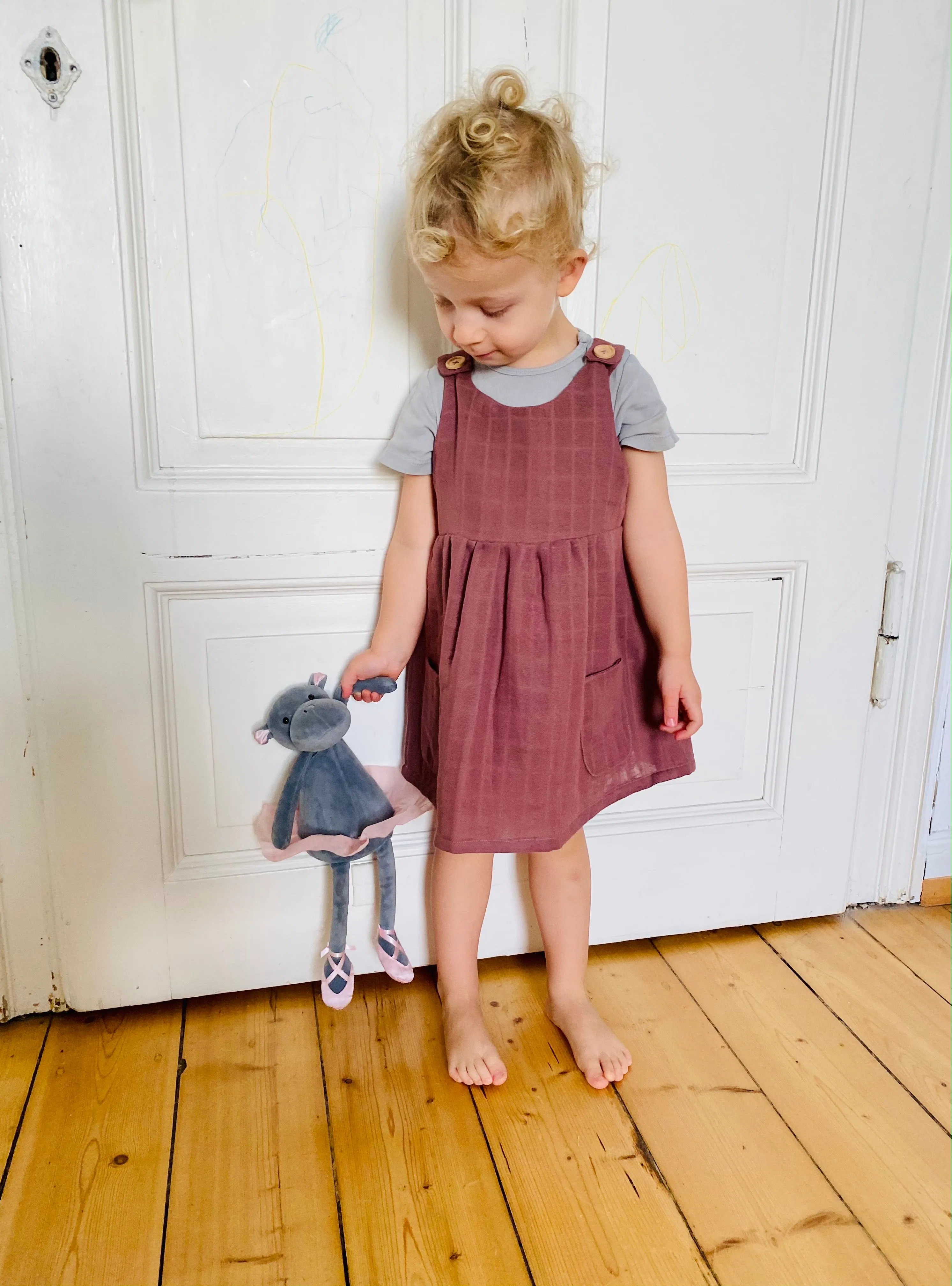 Pocket Pinafore dress pattern