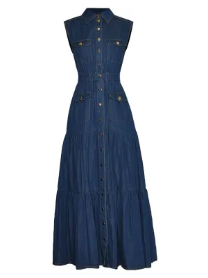 Polo  Lake Blue Denim Dress