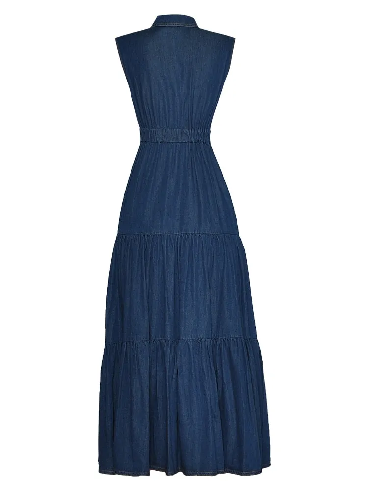 Polo  Lake Blue Denim Dress