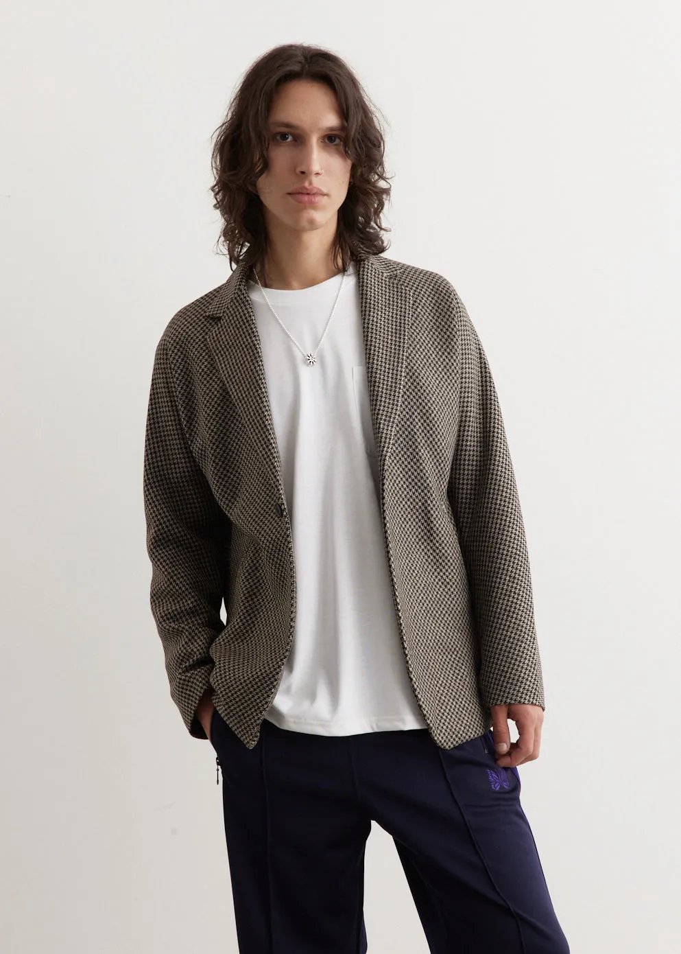 Poly Houndstooth Miles Jacket