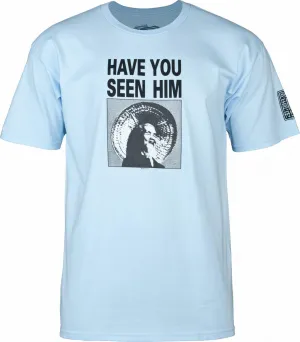 Powell Peralta - Animal Chin Mens Tee Powder Blue