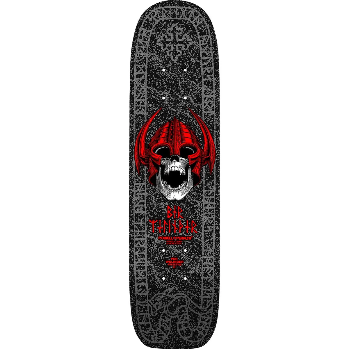 Powell Peralta - Per Welinder Nordic Skull Freestyle 7.25 Reissue Skateboard Deck