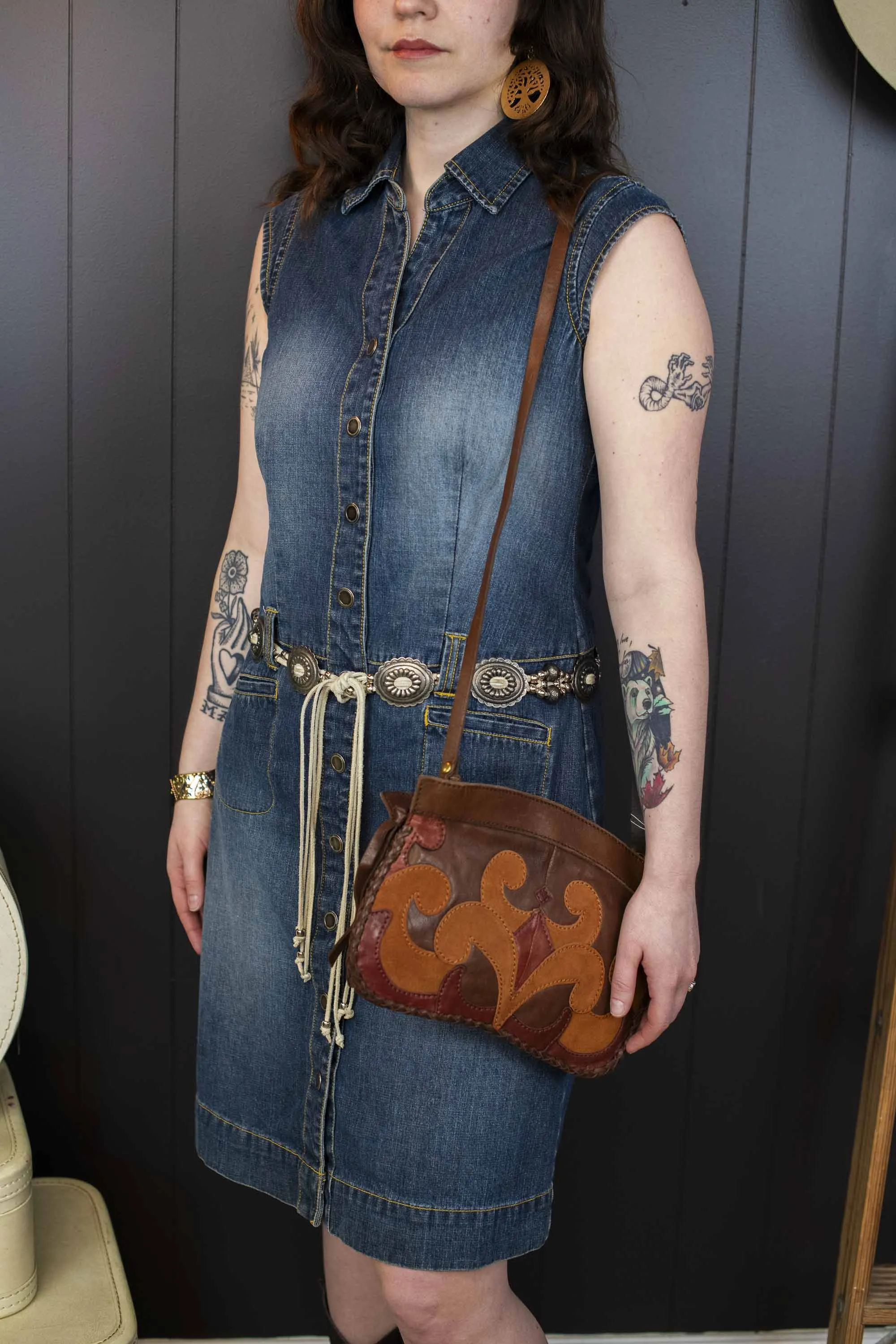 Pre-loved Denim Dress - Size S