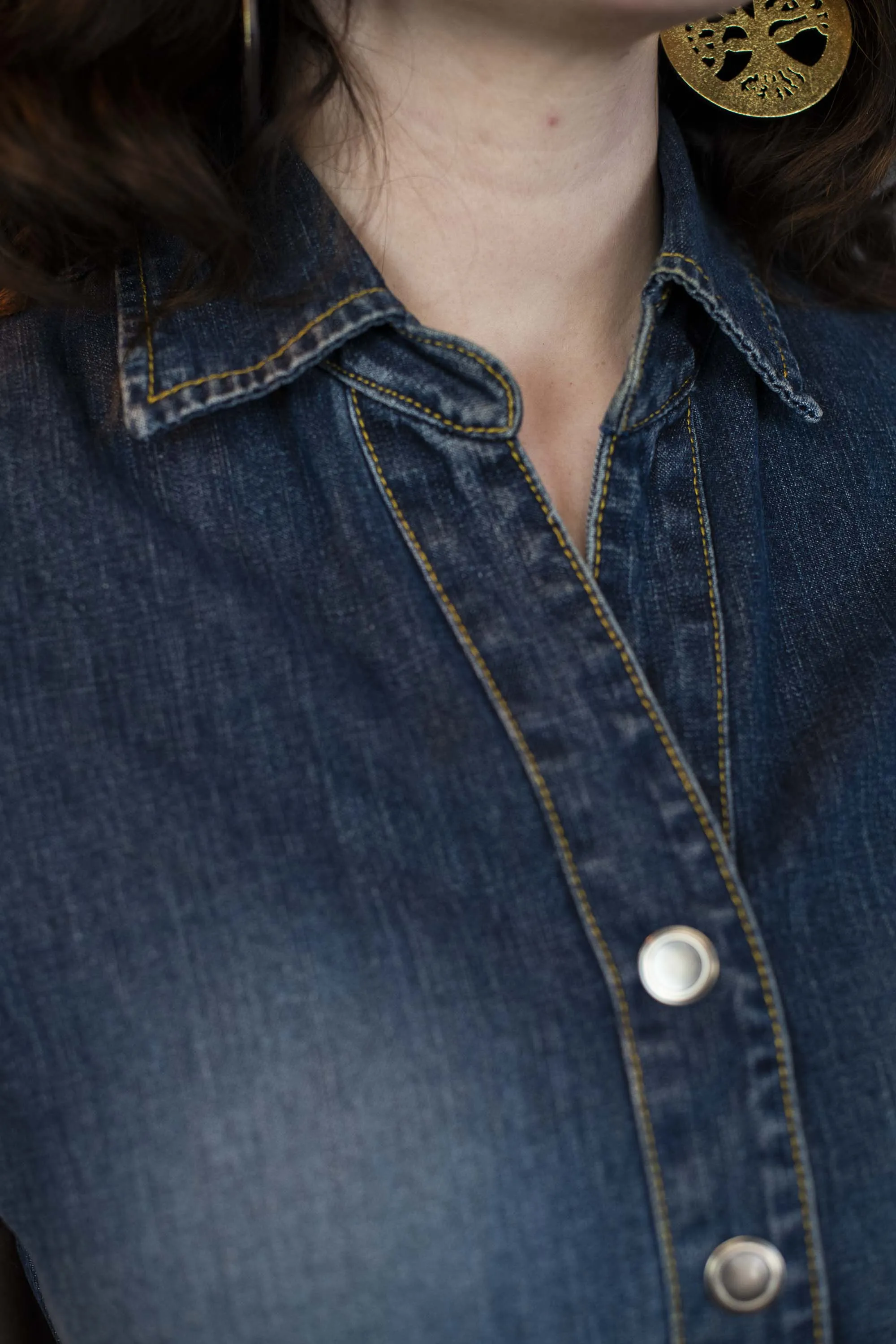 Pre-loved Denim Dress - Size S