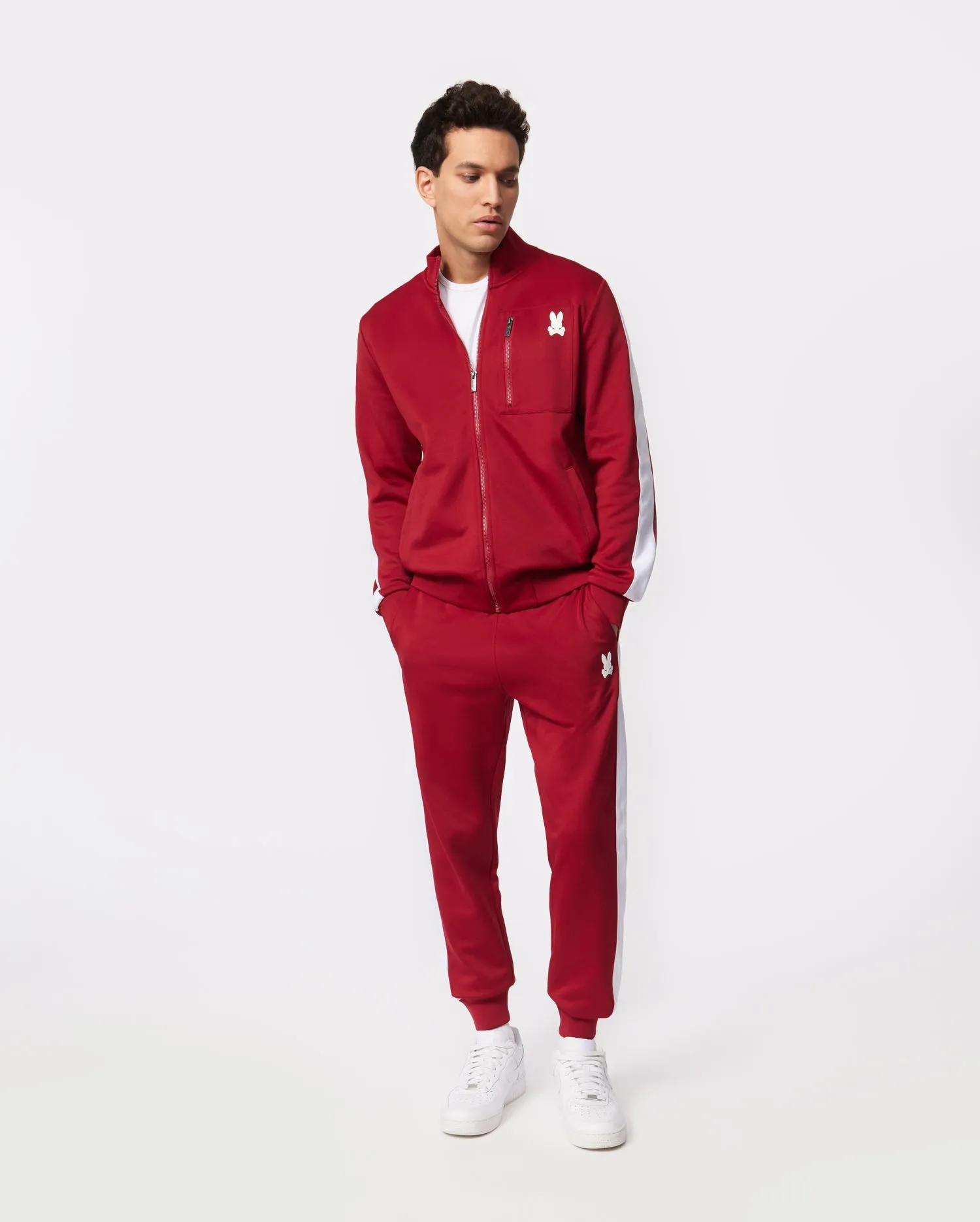 Psycho Bunny Mens Moro Track Pants - Rio Red