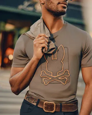 Psycho Bunny Men's Pierce Embroidered Graphic Tee - Falcon