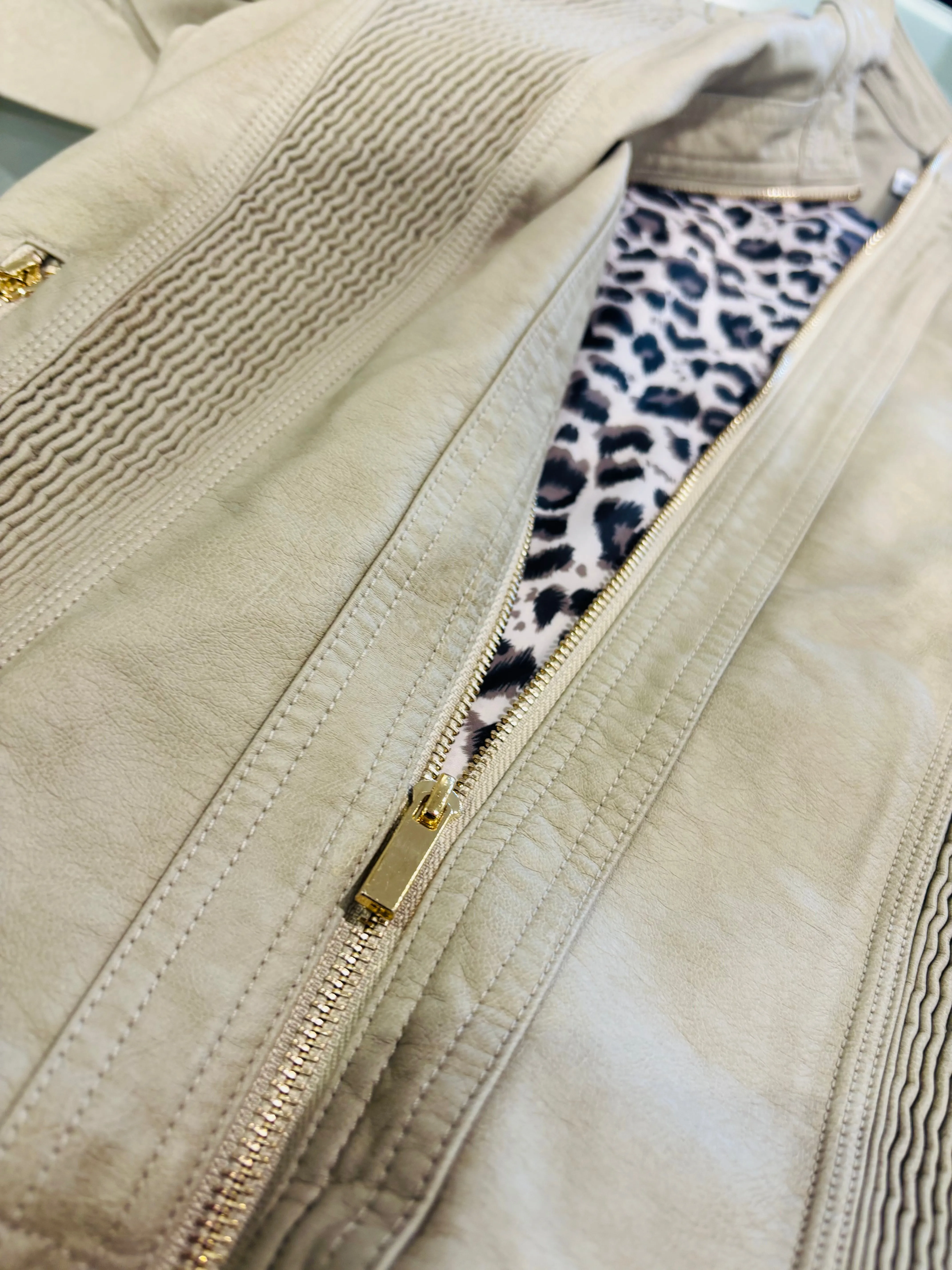 Renoma - Biker Jacket / Oat