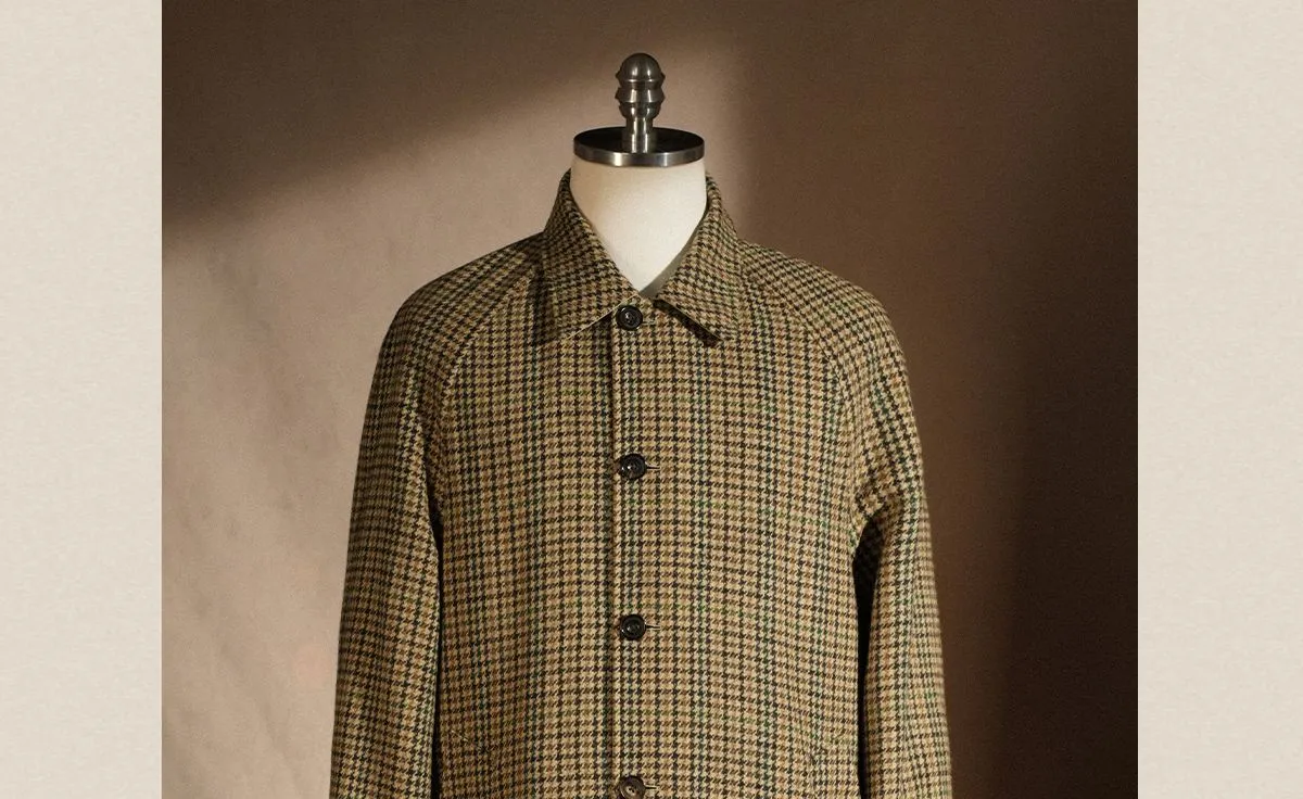 Reversible Houndstooth Coat