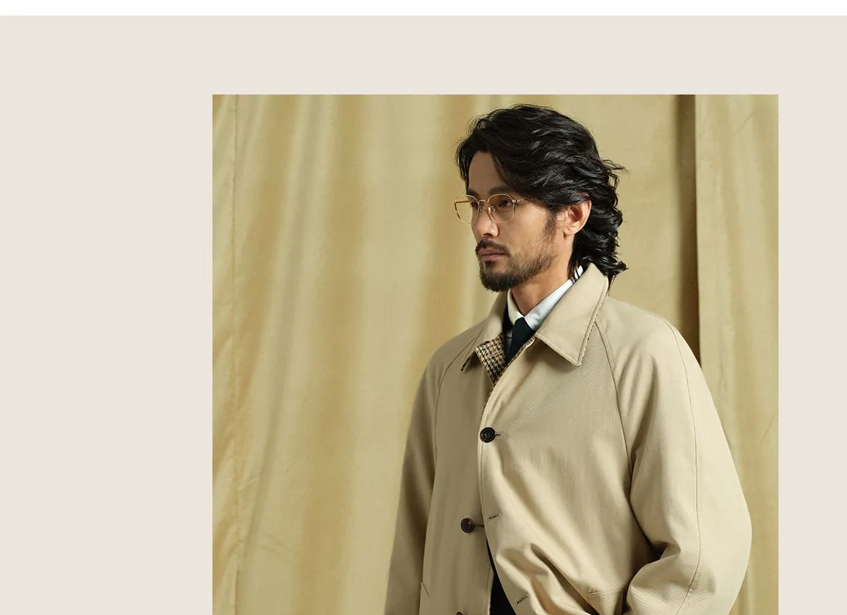 Reversible Houndstooth Coat