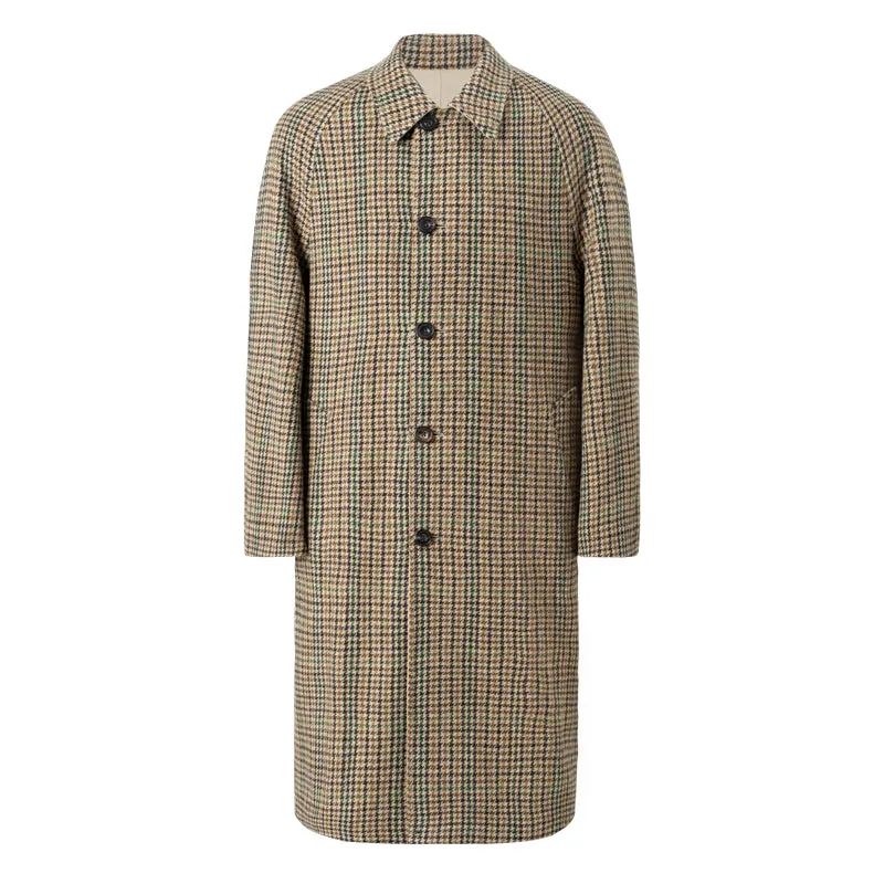 Reversible Houndstooth Coat