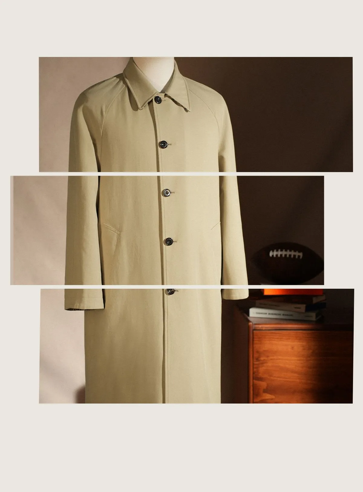 Reversible Houndstooth Coat
