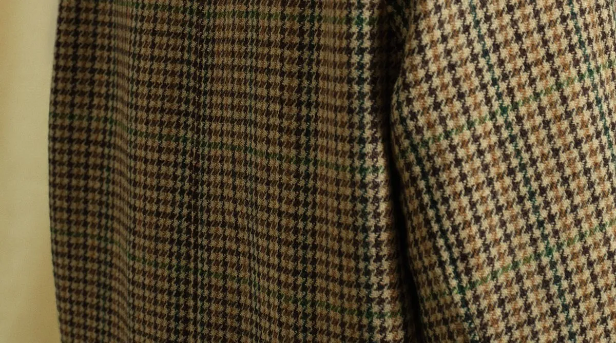 Reversible Houndstooth Coat