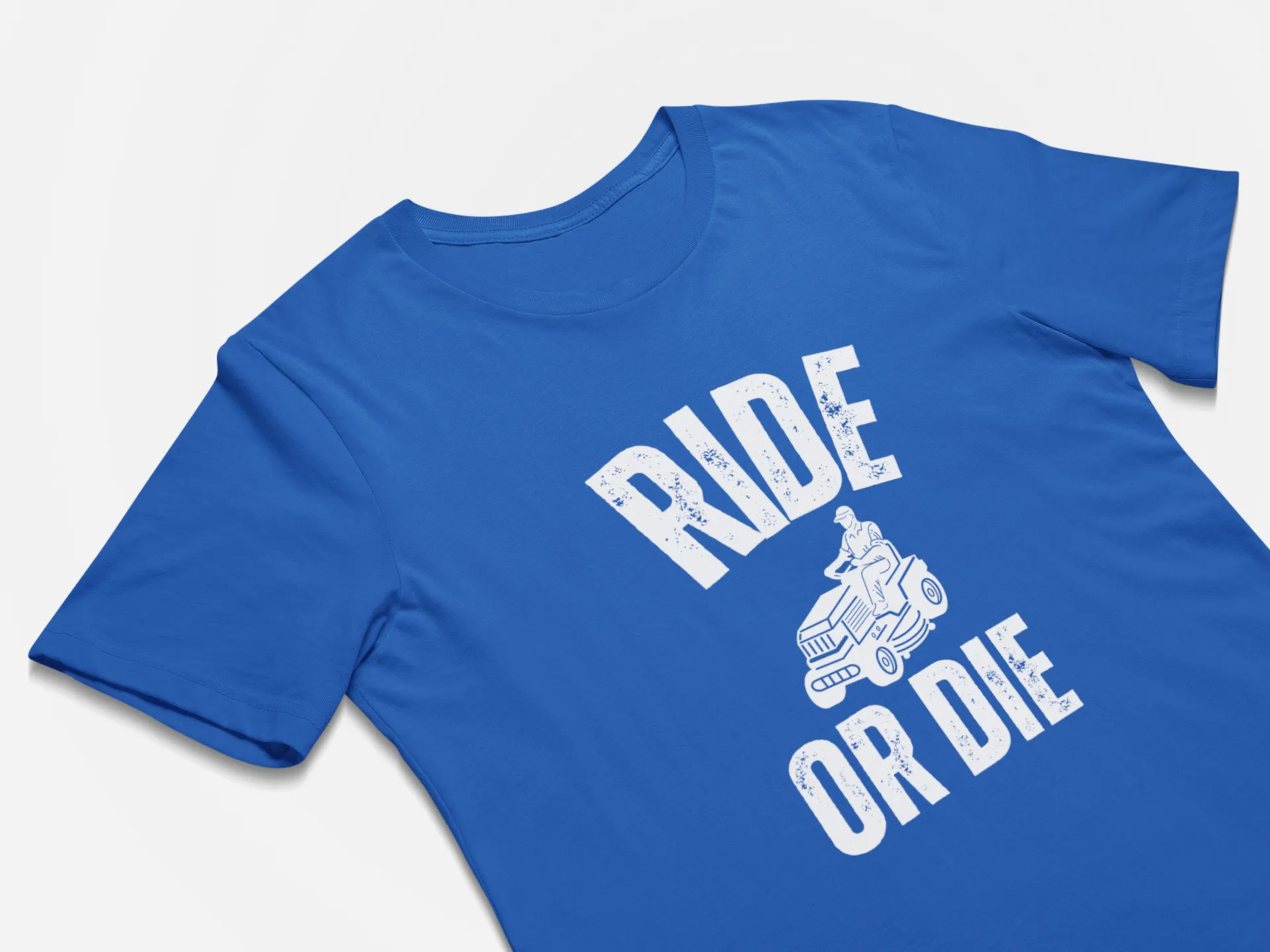 Ride or Die - Funny Lawn Mowing Shirt Gift For Fathers