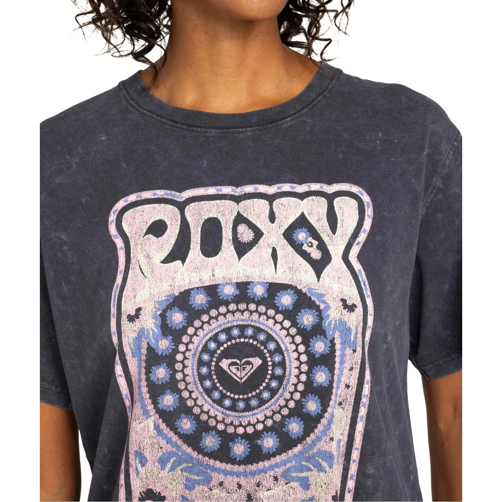 Roxy Womens Moonlight Sunset Short Sleeve T-Shirt