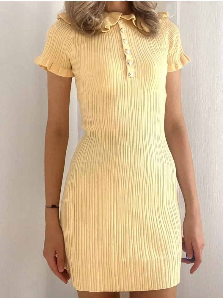 Ruffled Mini Dresses For Women