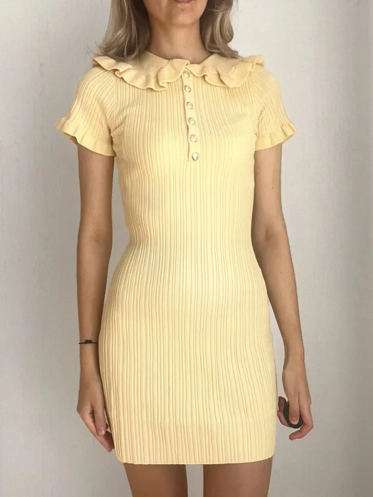 Ruffled Mini Dresses For Women