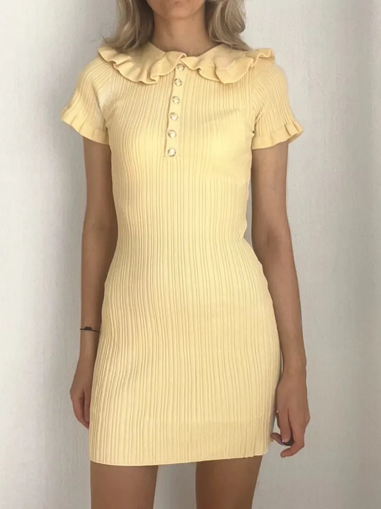 Ruffled Mini Dresses For Women