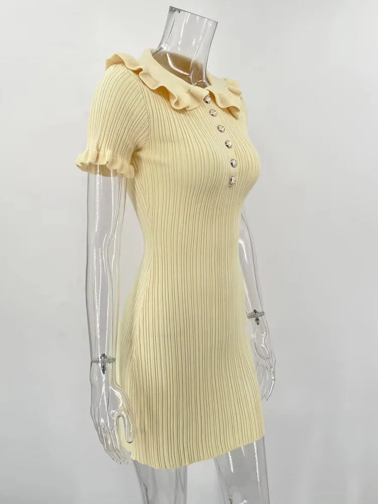 Ruffled Mini Dresses For Women