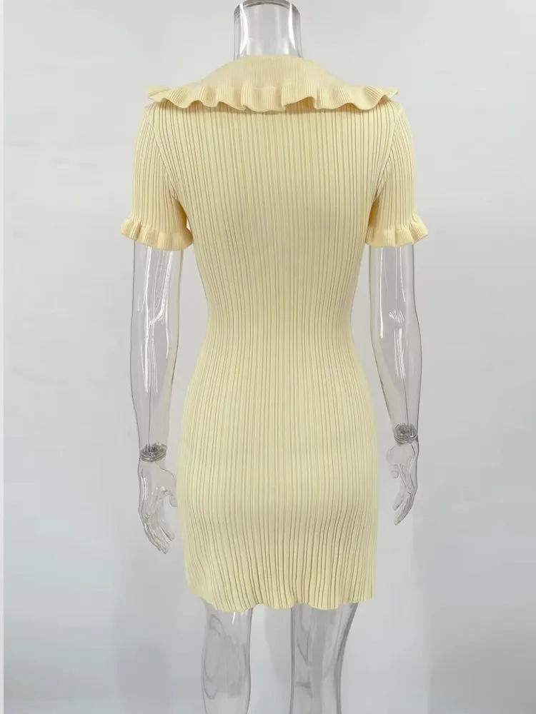Ruffled Mini Dresses For Women