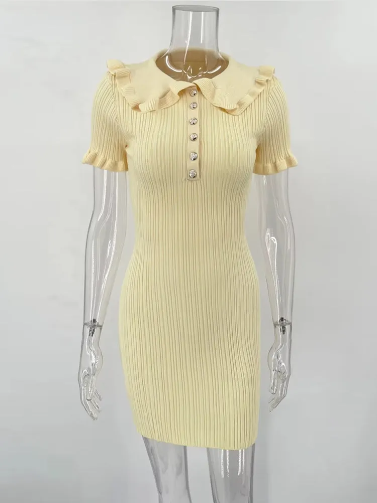 Ruffled Mini Dresses For Women