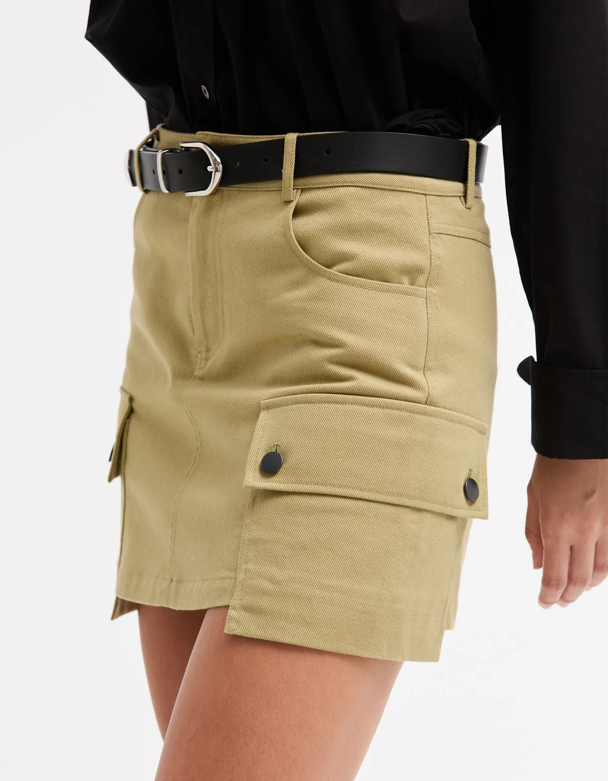 Rush Mini Skirt - Olive