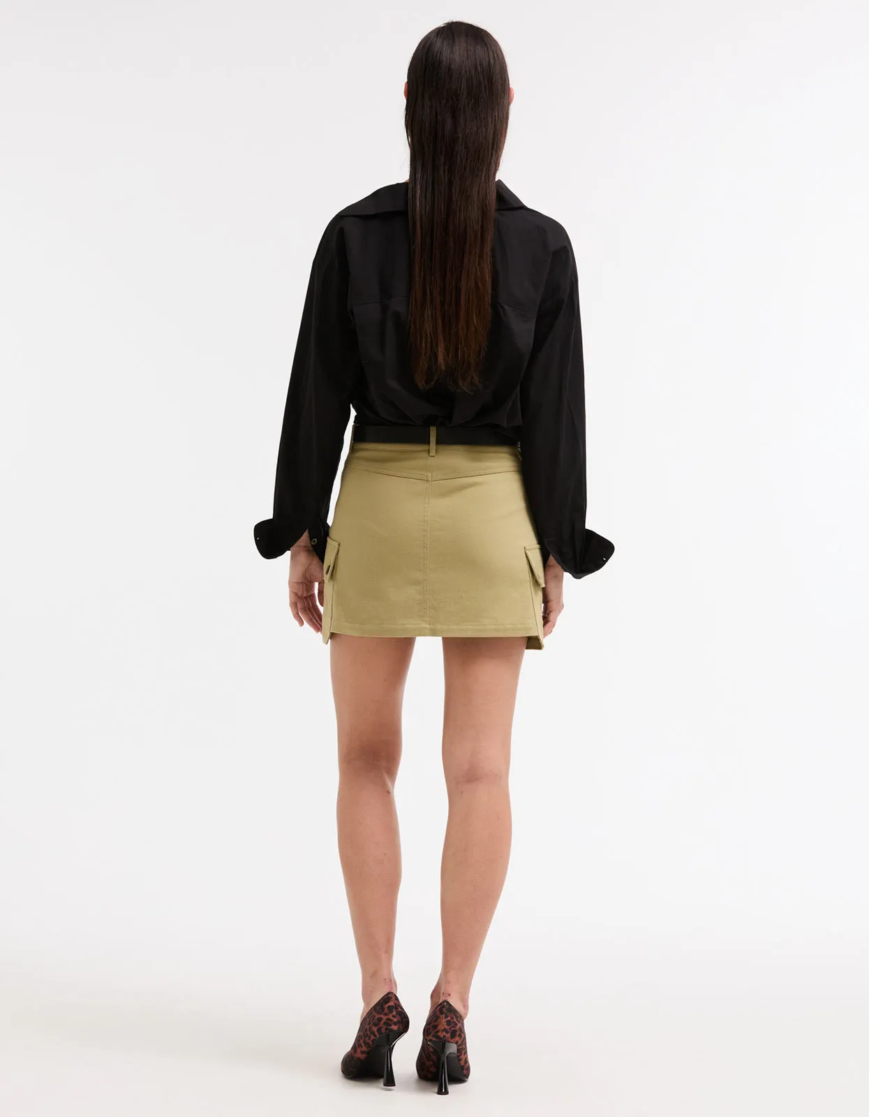 Rush Mini Skirt - Olive