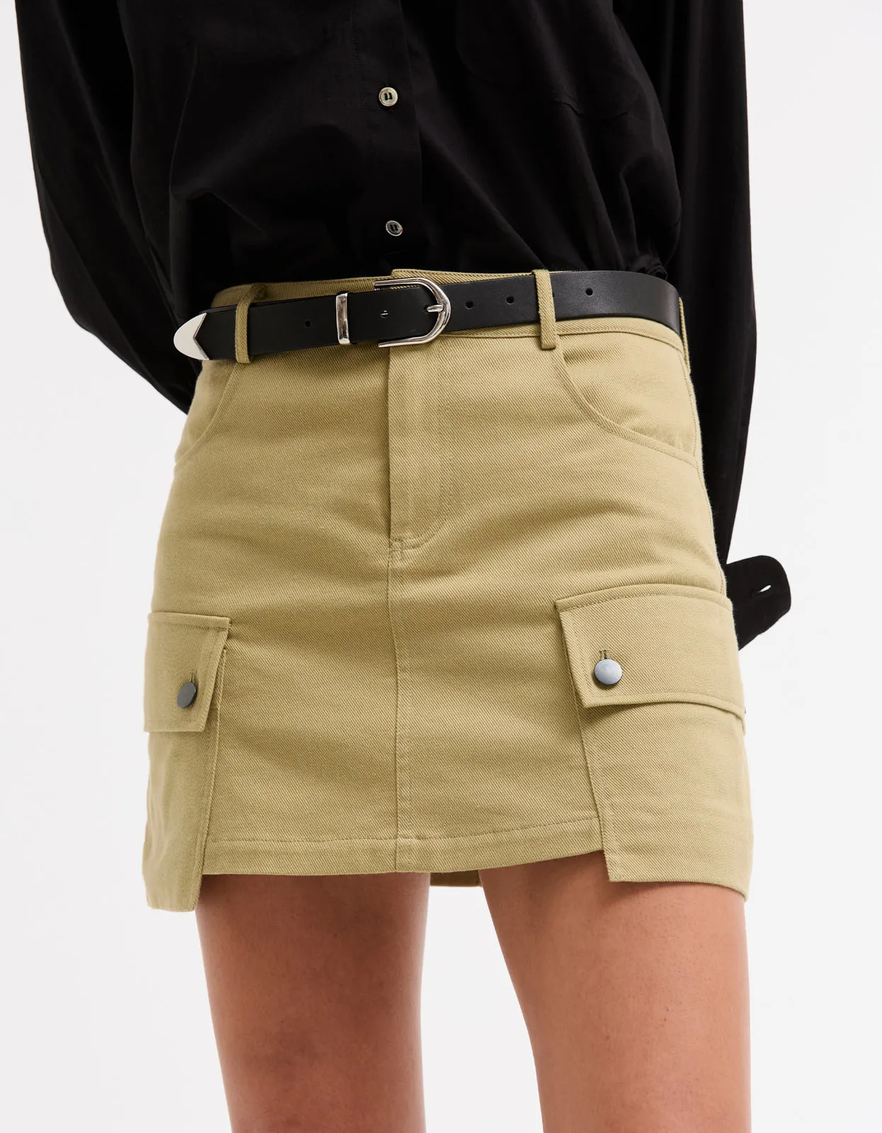 Rush Mini Skirt - Olive
