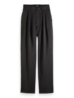 Scotch & Soda Faye High Rise Relaxed Tapered Leg - Evening Black