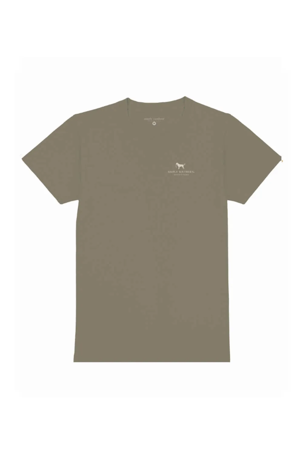 Simply Southern Camo Dog T-Shirt for Men in Brown | MN-SS-TREECAMO-DESERTHTHR