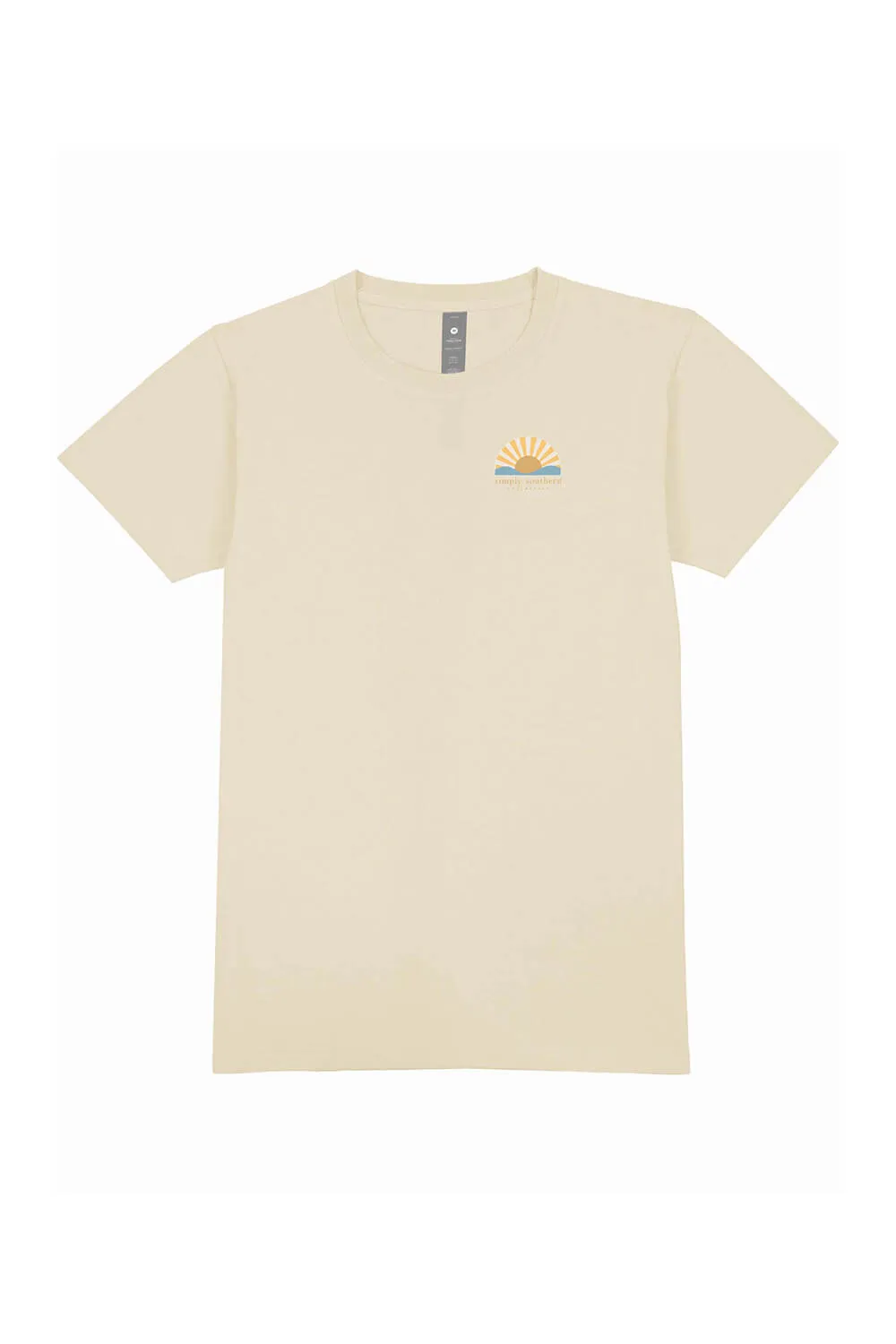 Simply Southern Plus Size New Patch Sunrise T-Shirt for Women in Wisp | EXT-SS-NEW-WISP