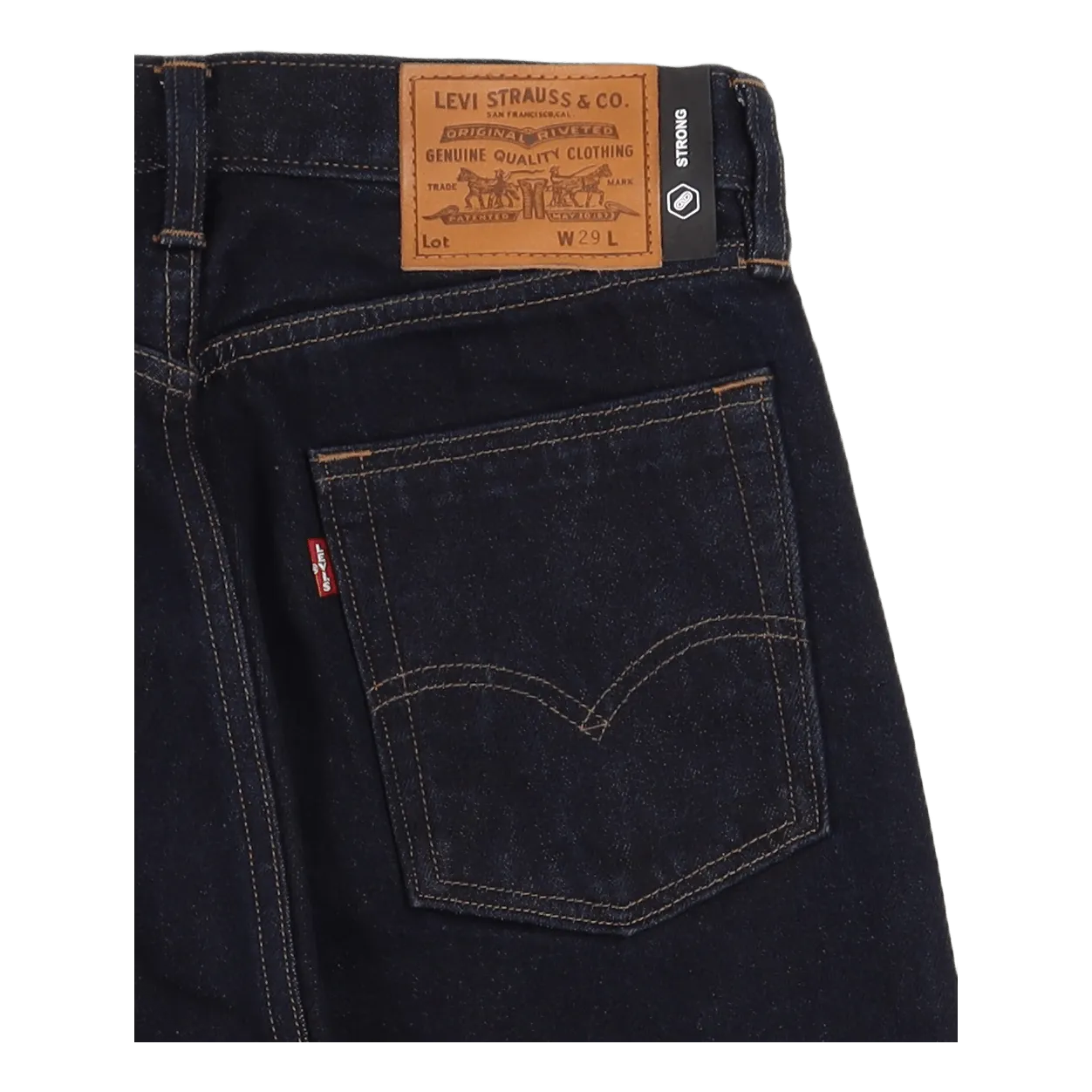 Skate Baggy 5 Pckt Short Doubl Dark Indigo - Flat Finish