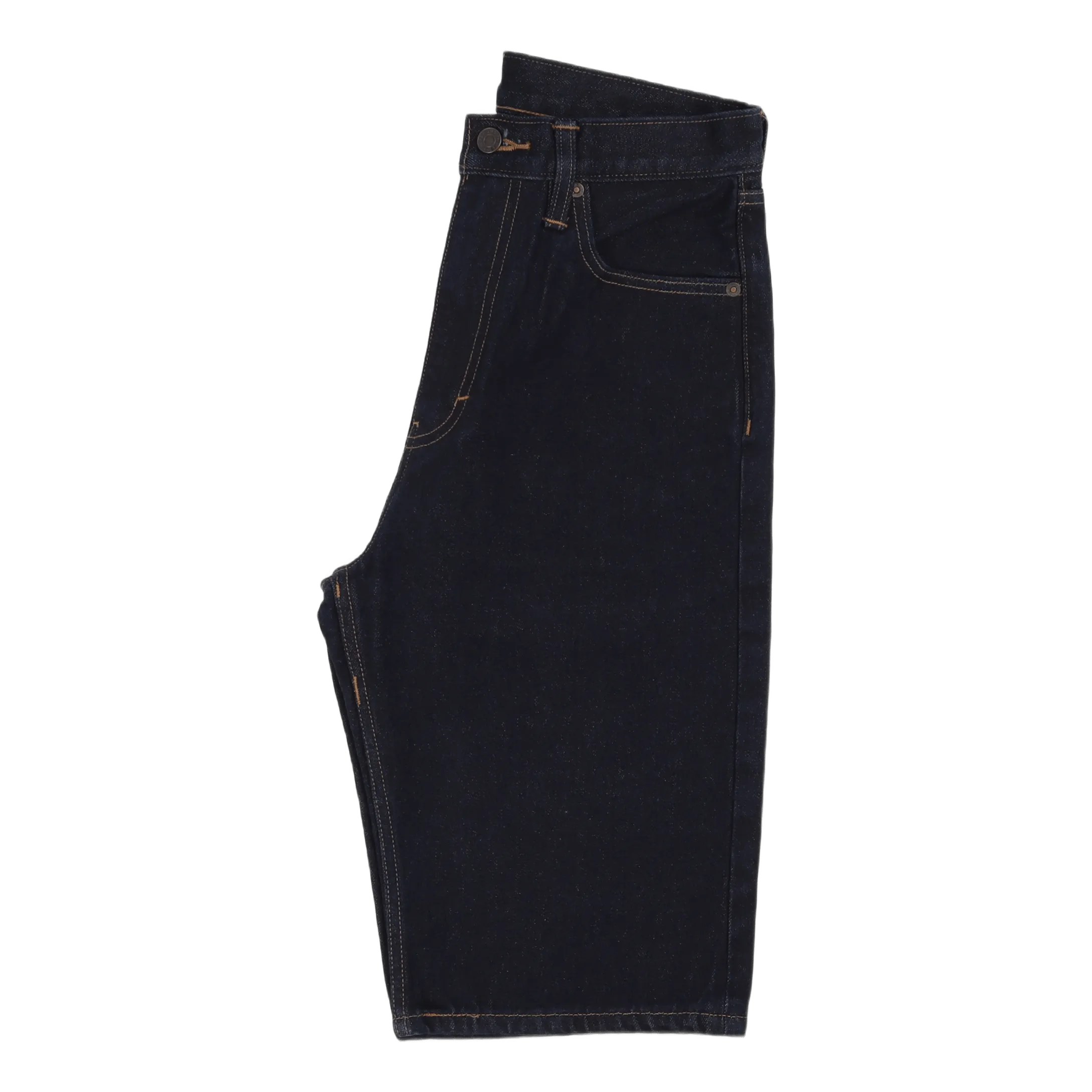 Skate Baggy 5 Pckt Short Doubl Dark Indigo - Flat Finish