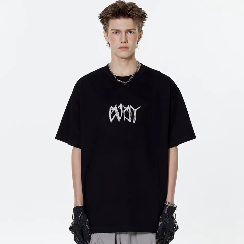 Skeleton Zipper Graphic T-Shirt