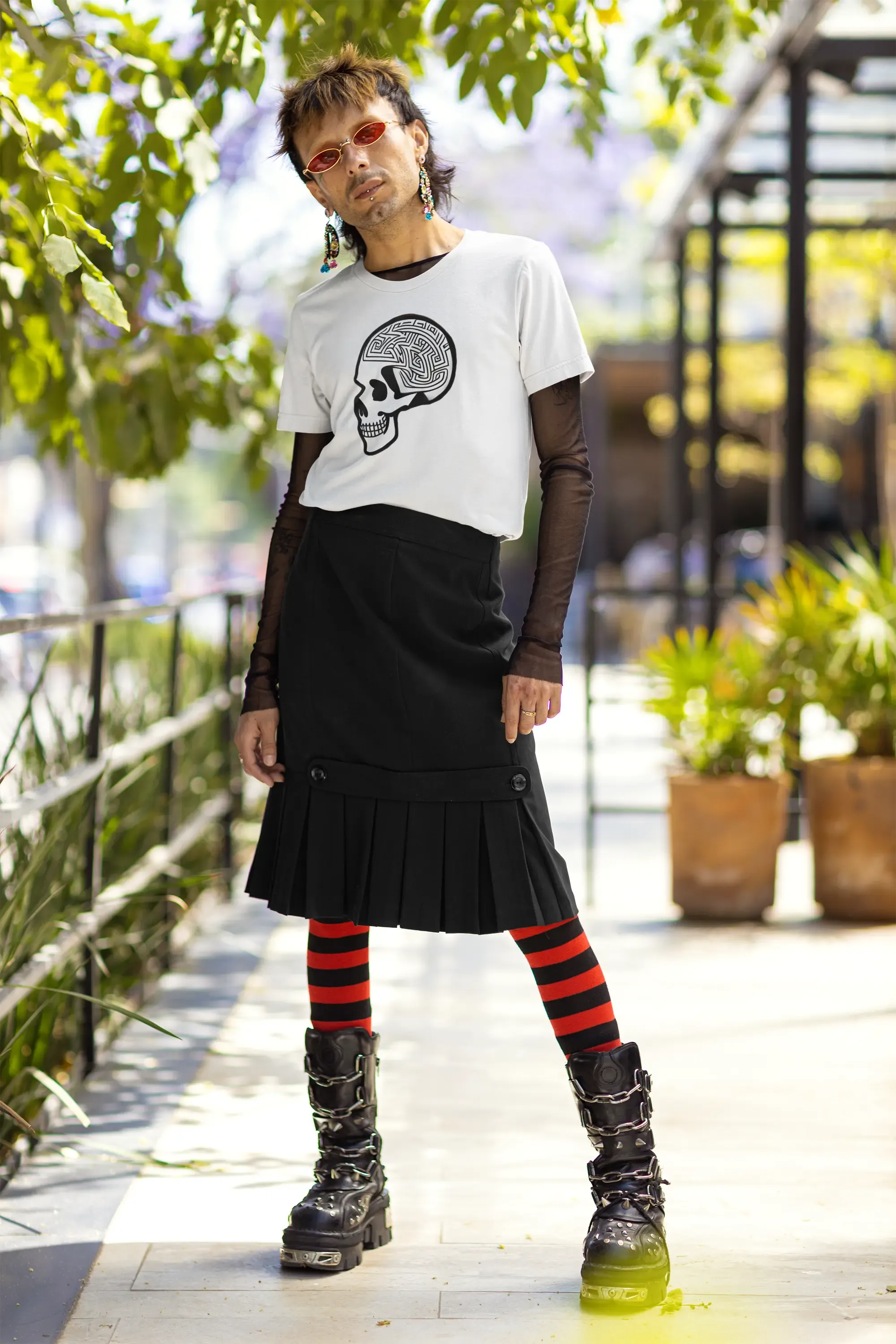 Skull Maze Short Sleeve Staple T-Shirt