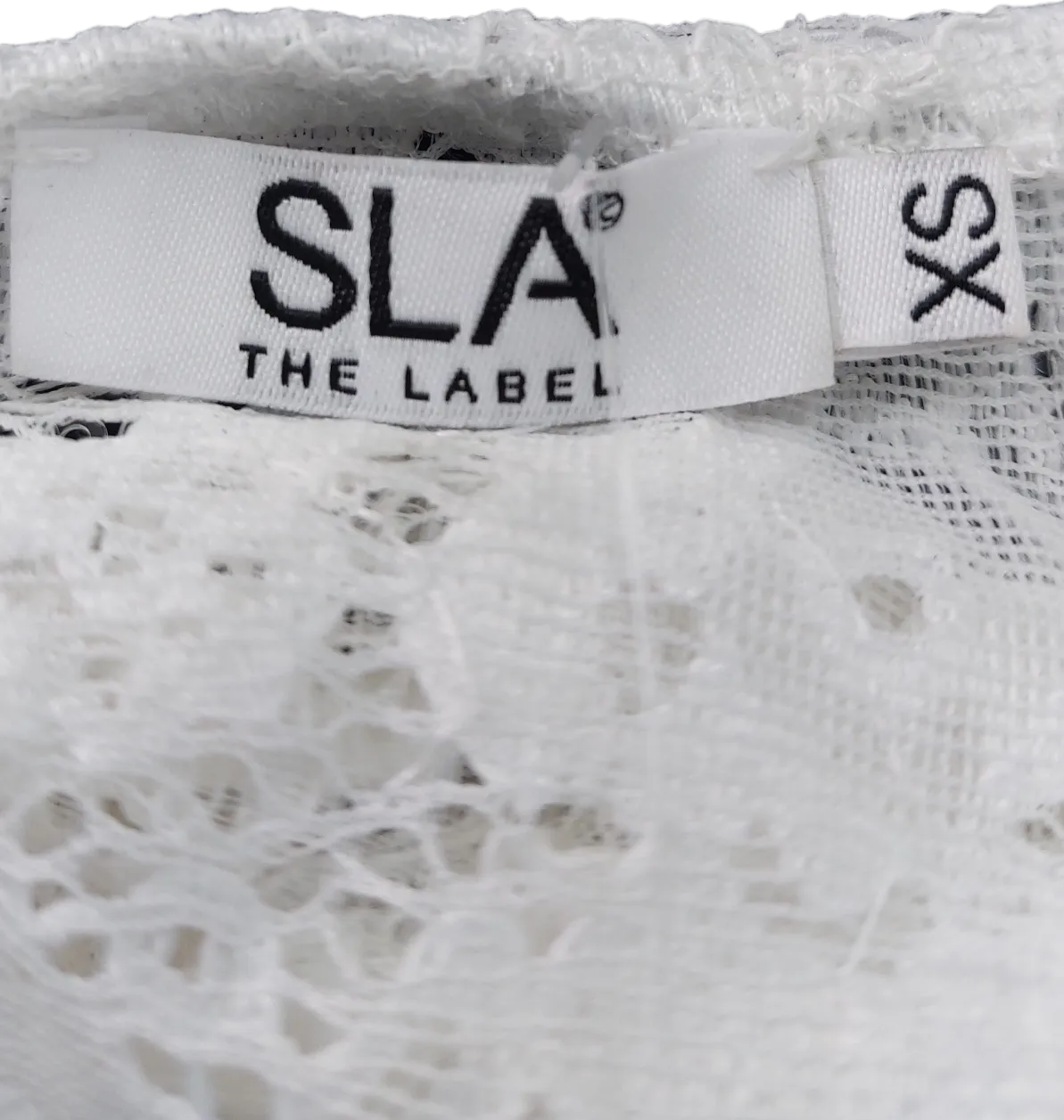SLA the label White Lace Sequin Mini Dress UK XS