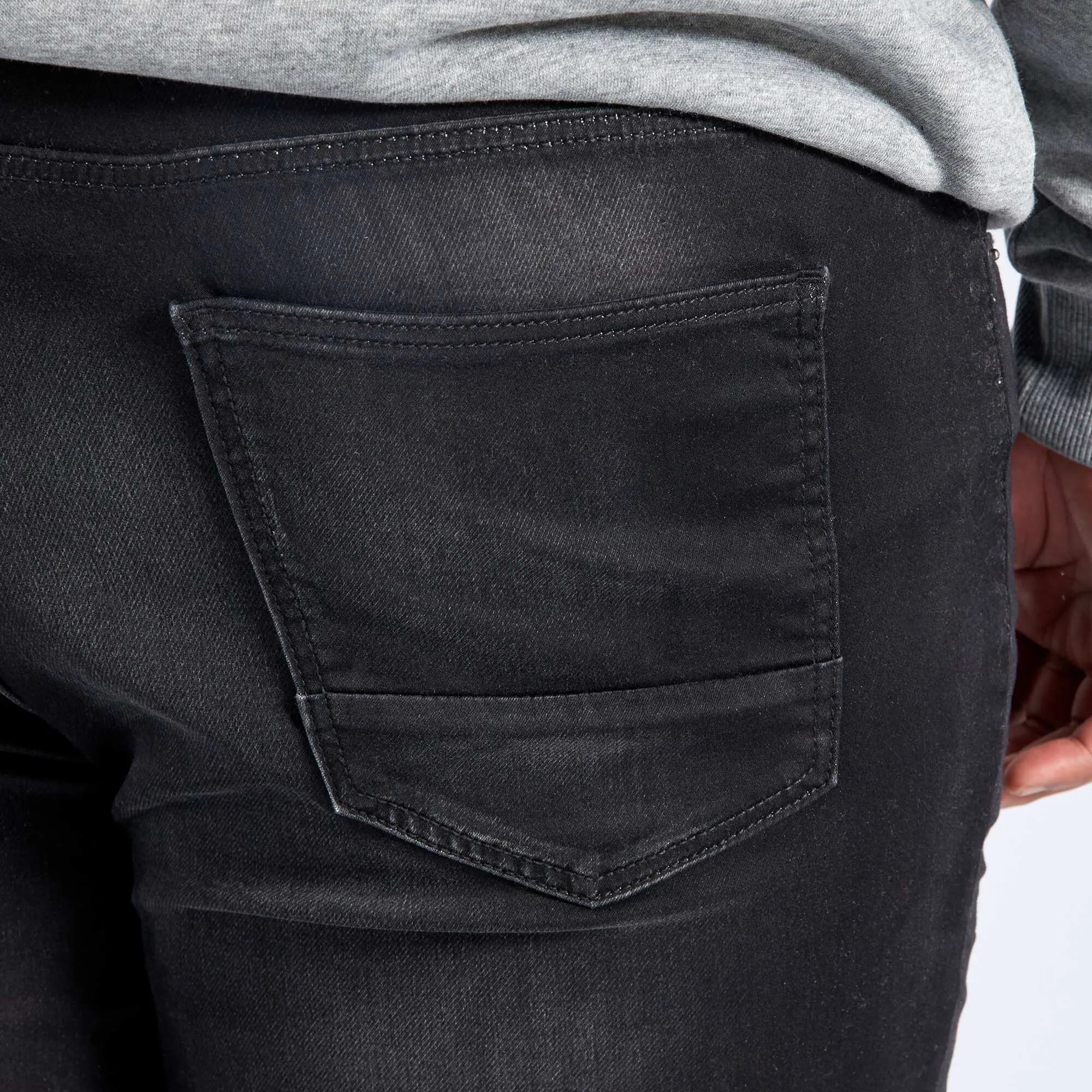 Slim-fit stretch jeans black
