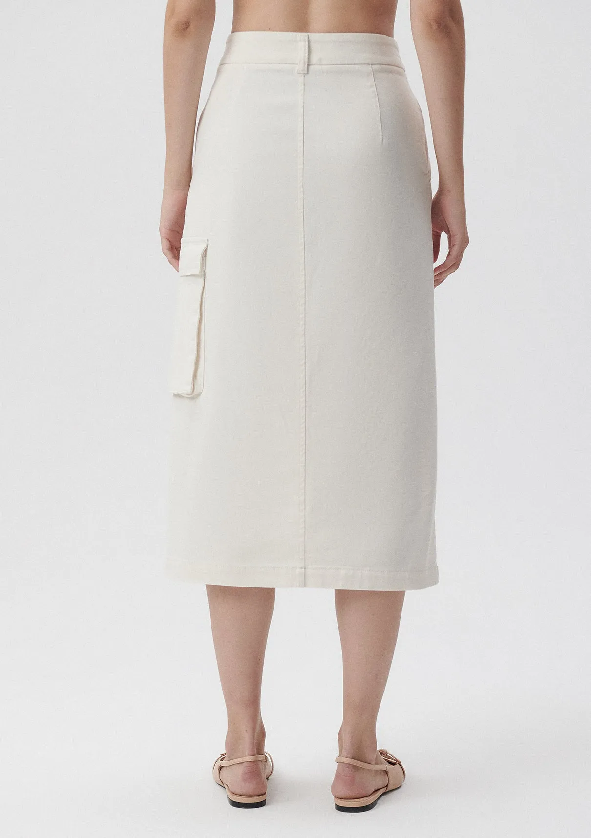 Slit Detailed Cargo Skirt
