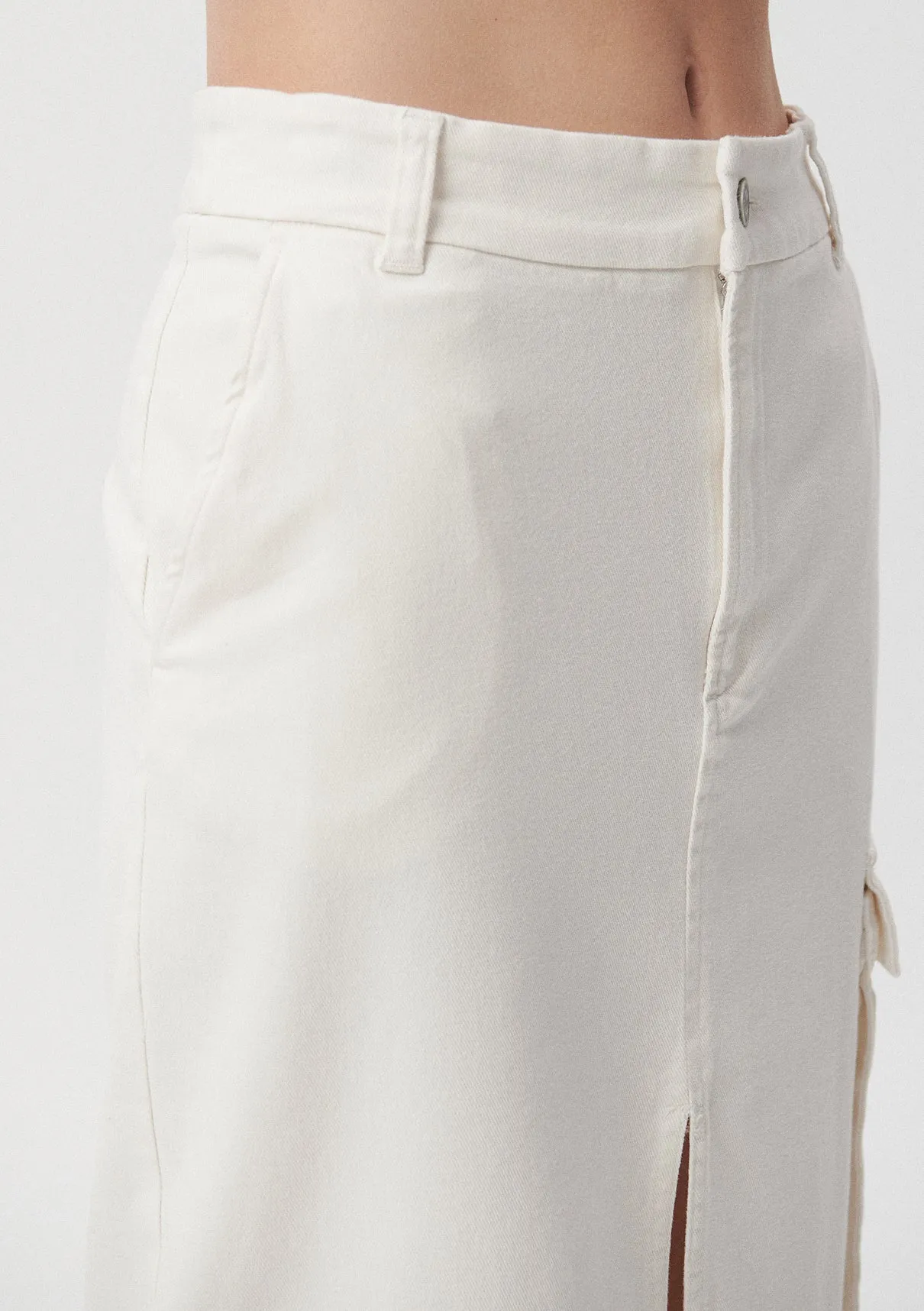 Slit Detailed Cargo Skirt