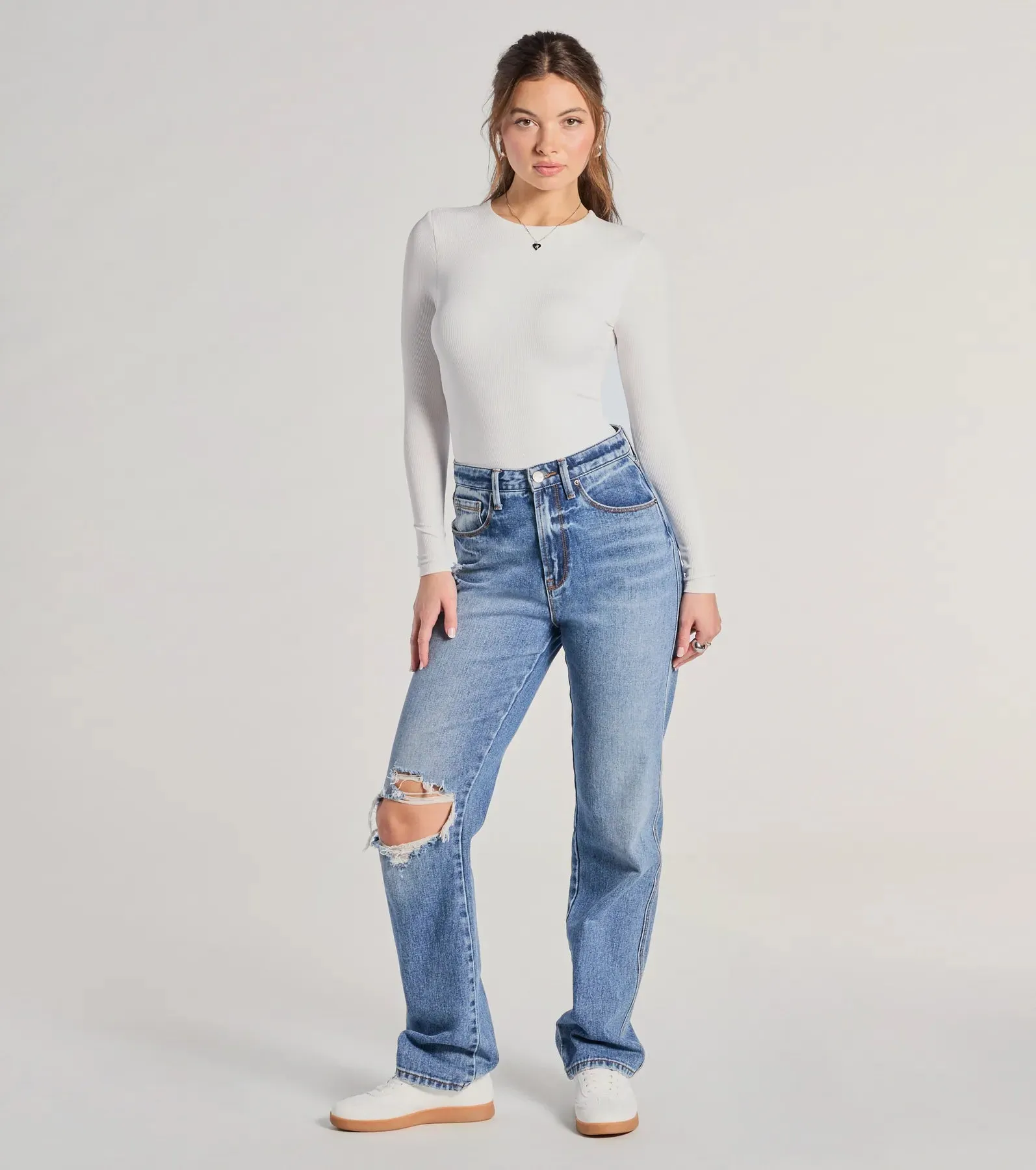 Smooth Moves Long Sleeve Crew Neck Bodysuit