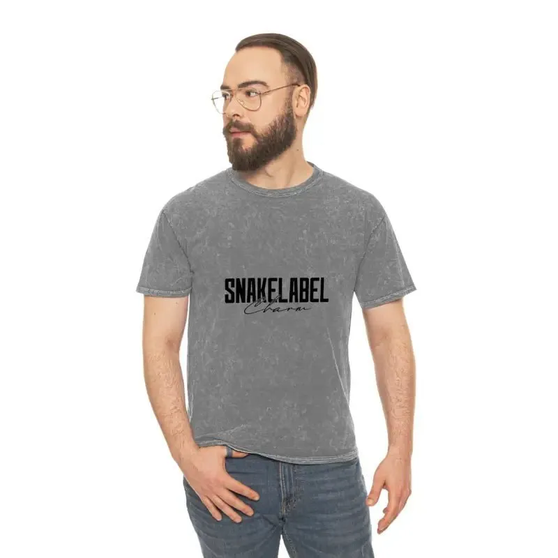 Snake Unisex Mineral Wash T-Shirt - shirt with snake on it