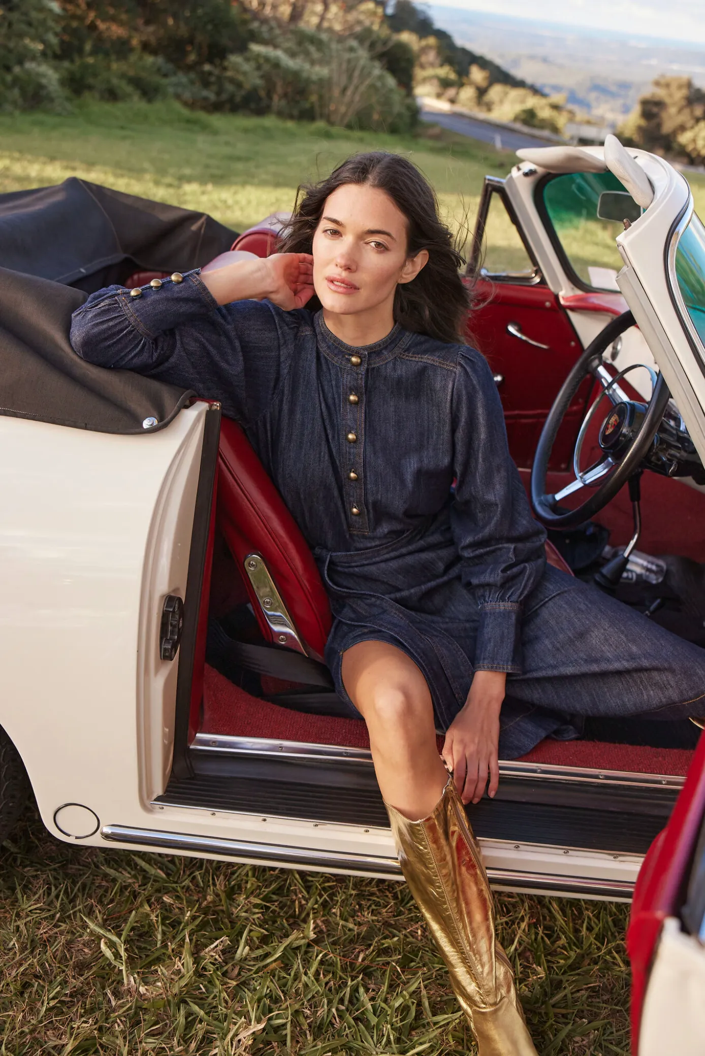 SNAPSHOT Dress | DARK DENIM