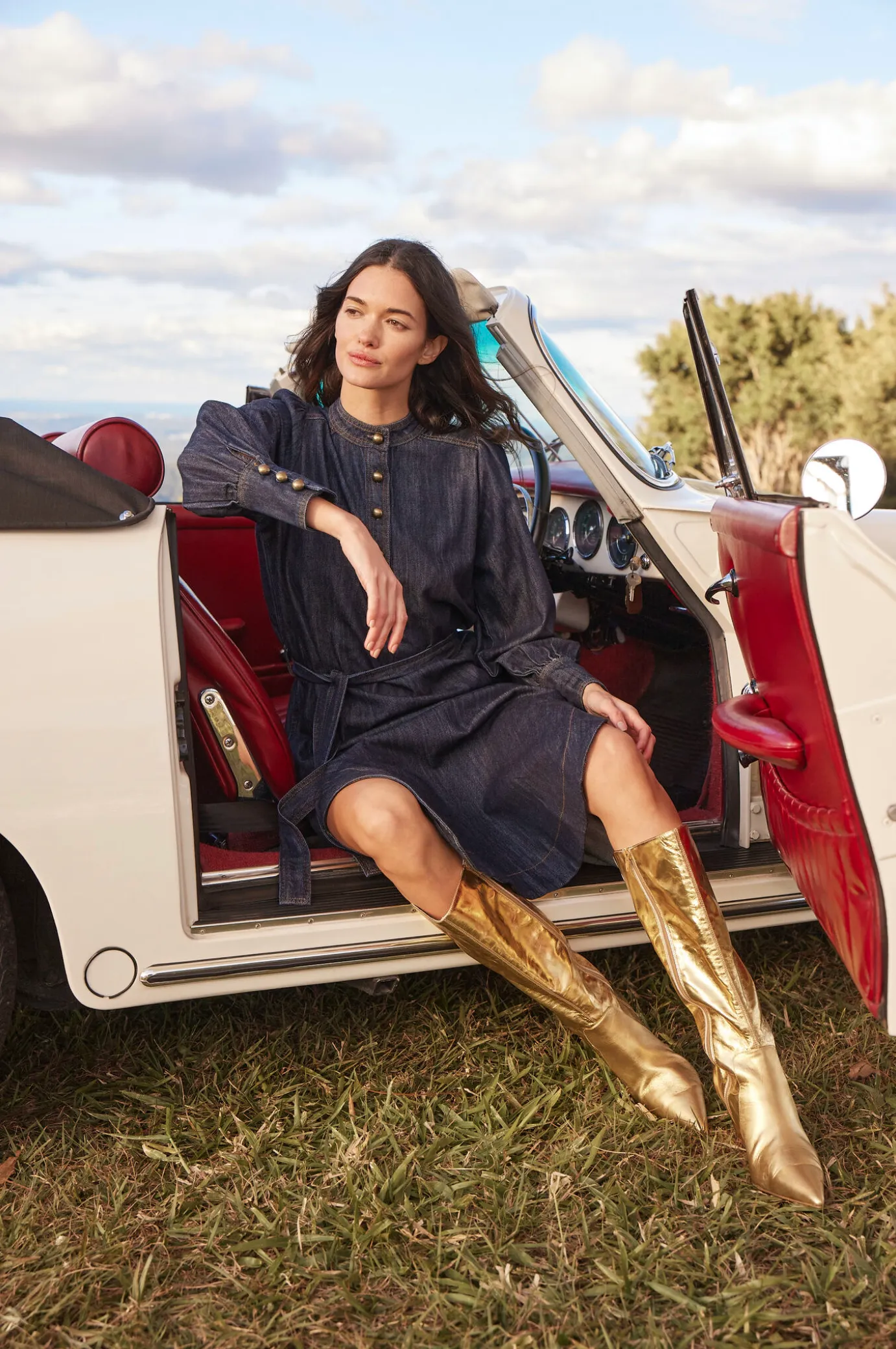 SNAPSHOT Dress | DARK DENIM