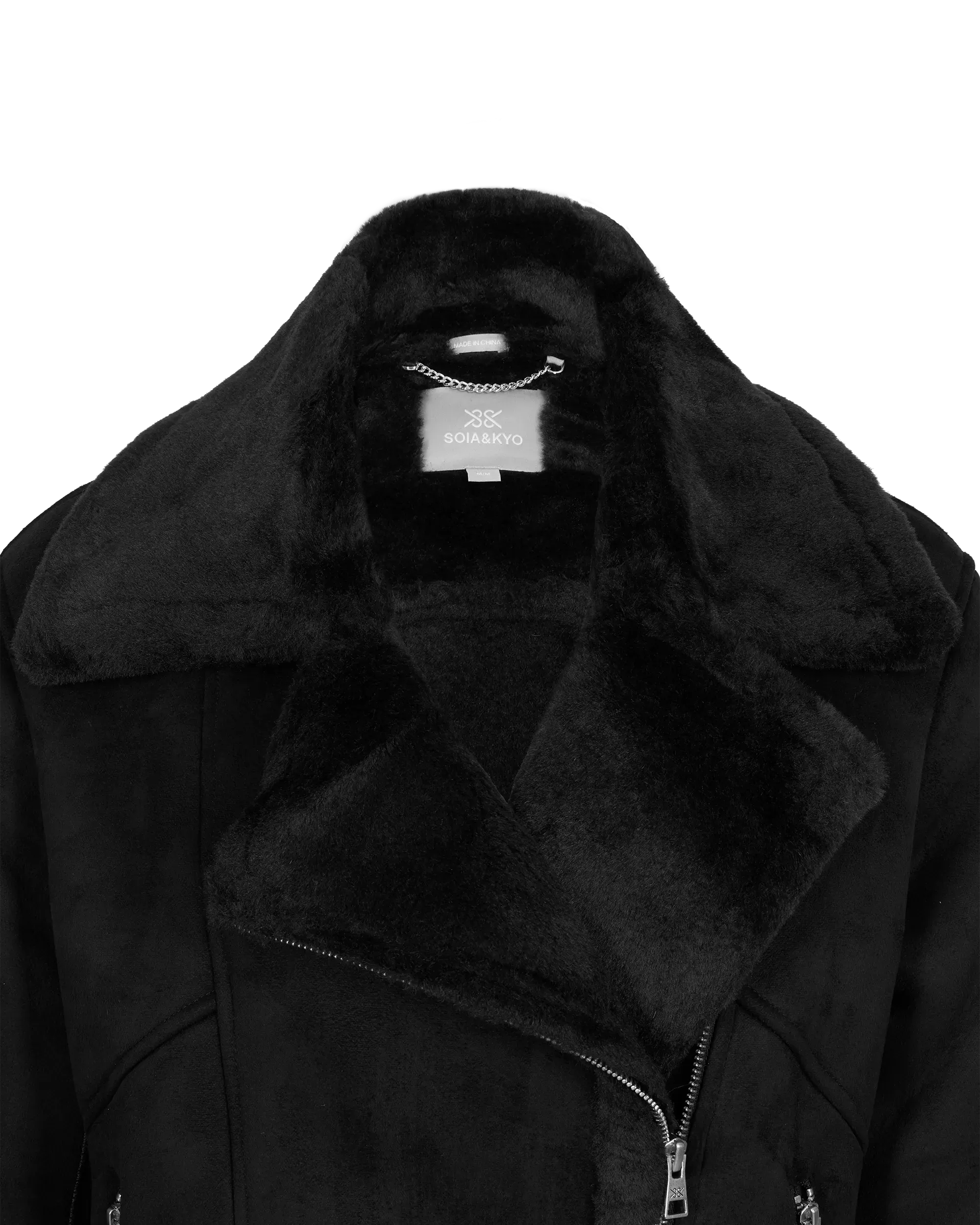 Soia and Kyo Phoebe Moto Coat